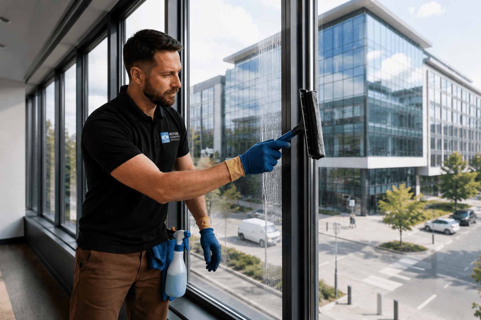 Commercial window cleaning